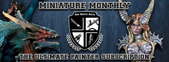Click this graphic to check out an awesome new miniature painting program called Miniature Monthly!