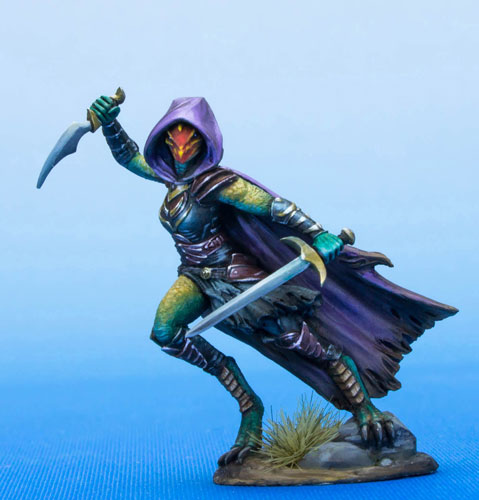 Dual Wield Rogue Warrior Ranger Hero NIB Dark Sword DSM-7445 Female Assassin 