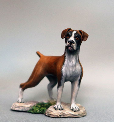 Boxer Dog  Dark Sword Miniatures